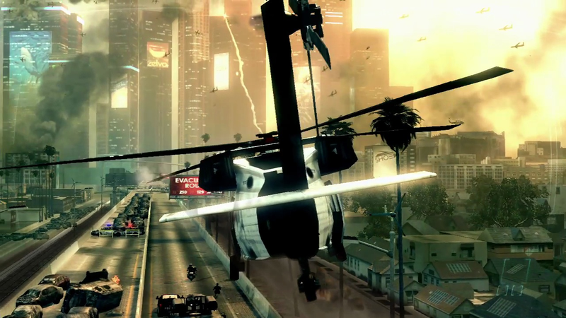 Illustration for article titled Explosive, Horse-Laden Screengrabs From Black Ops II's First Trailer